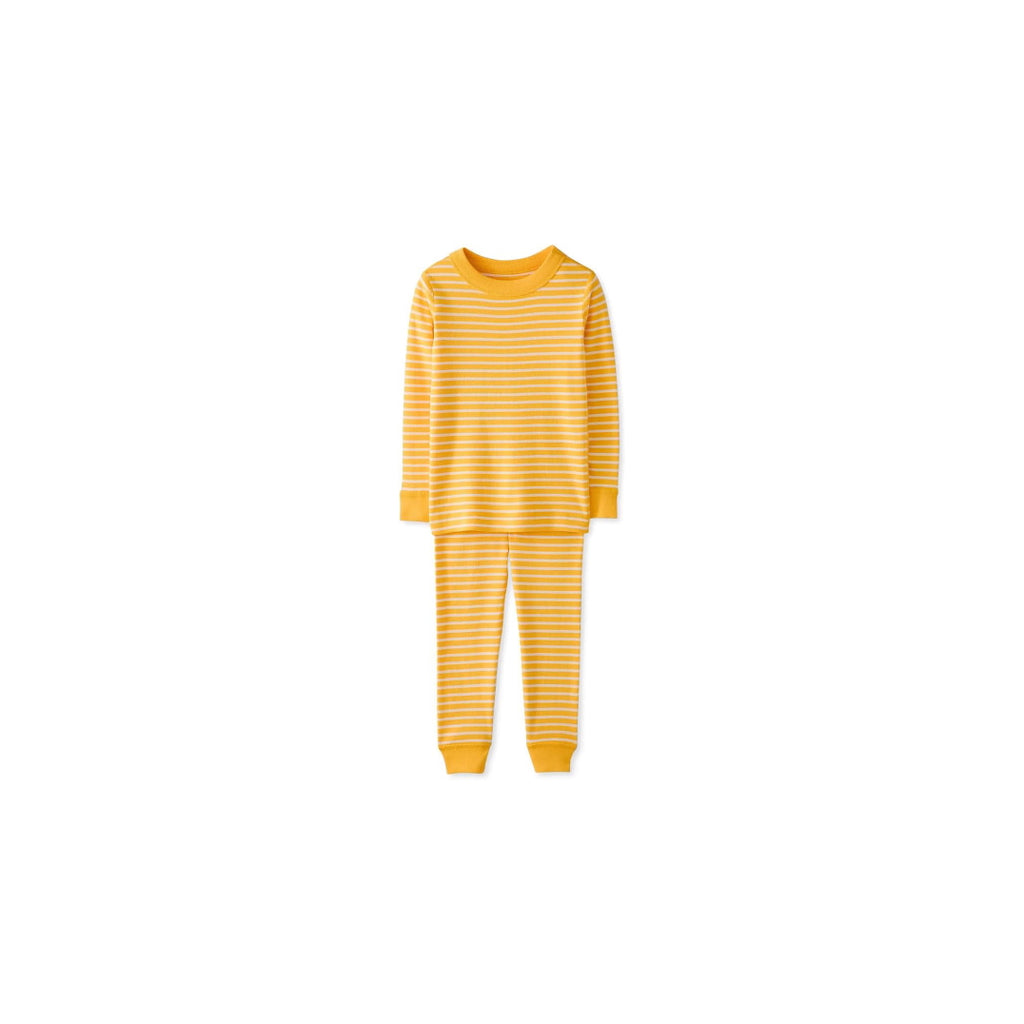 Unisex Kids Striped Long John Pajama Set (Infant/Toddler/Little Kid/Big Kid)