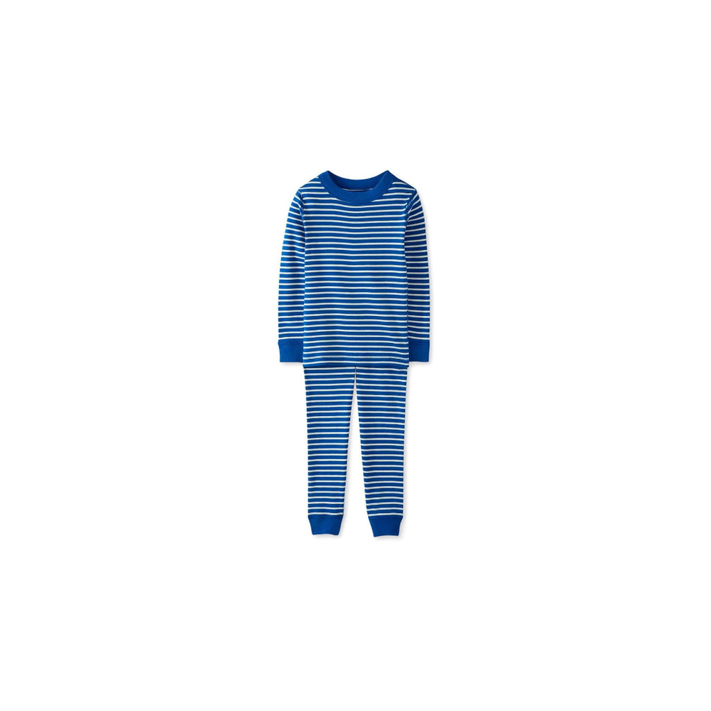 Unisex Kids Striped Long John Pajama Set (Infant/Toddler/Little Kid/Big Kid)