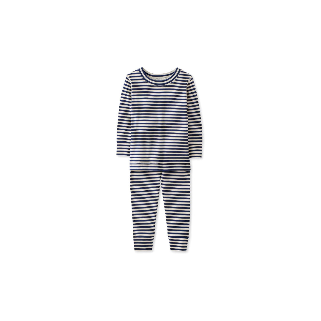 Unisex Kids Striped Long John Pajama Set in ™ (Infant/Toddler/Little Kid/Big Kid)